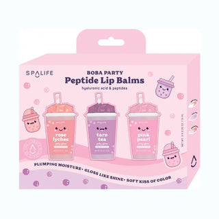 Boba Party Peptide Hydrating Lip Balm Trio