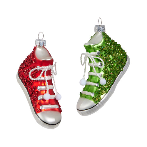 4" CHRISTMAS SNEAKER ORNAMENT