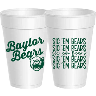 Baylor - Bears Mirror Styrofoam Cup