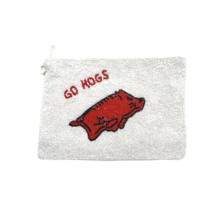 Beaded Pouch Razorback