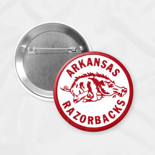 Arkansas Game Day Button | Retro Ring - 2.25"