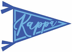 Sorority Pennant Decal