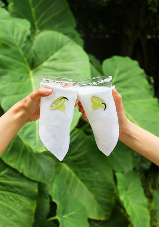 Happy Hour Embroidered Cocktail Napkins