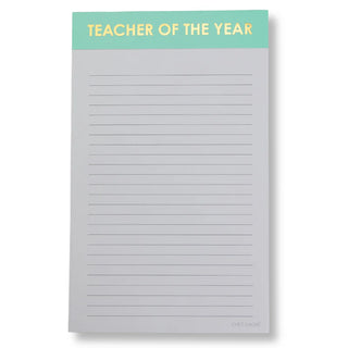 Teacher Of The Year Notepad