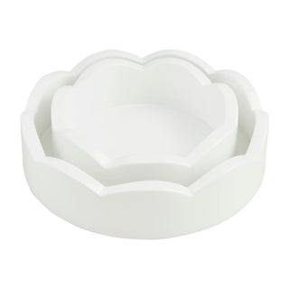 Mini Scalloped Tray Set