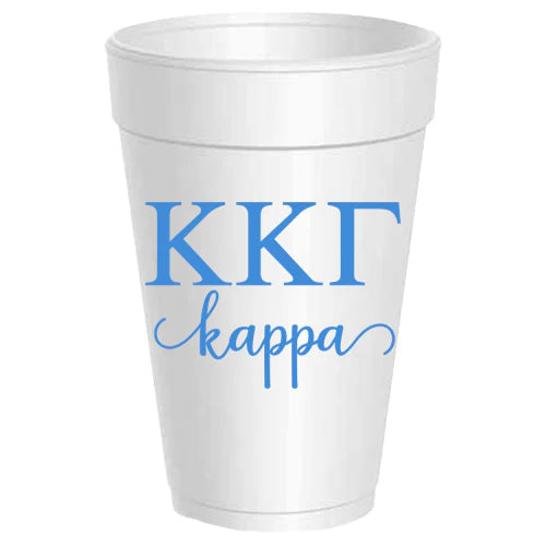 Kappa Kappa Gamma Styrofoam Cups