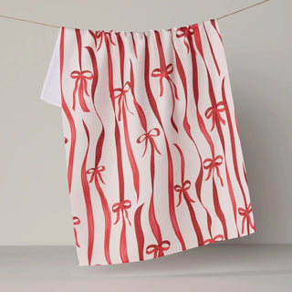 a towel on a rope