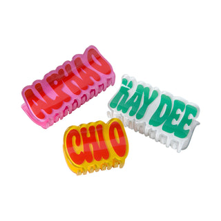 Sorority Hair Clip