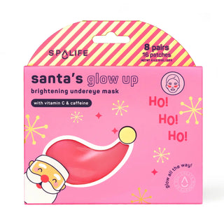 Christmas Holiday Santa's Glow Up Brightening Undereye Masks