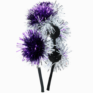 Pom Pom Tinsel Headband
