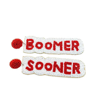 Boomer Sooner Earring