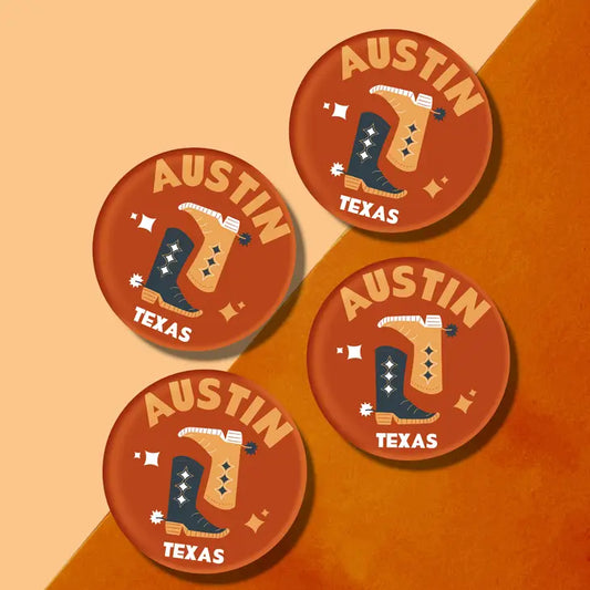 Austin, Texas Acrylic Drink Coaster