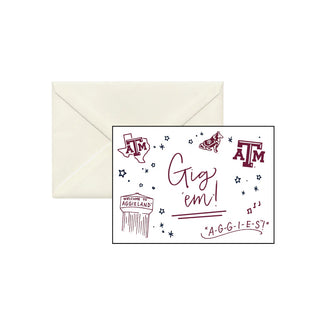 University Confetti Boxed Notecards