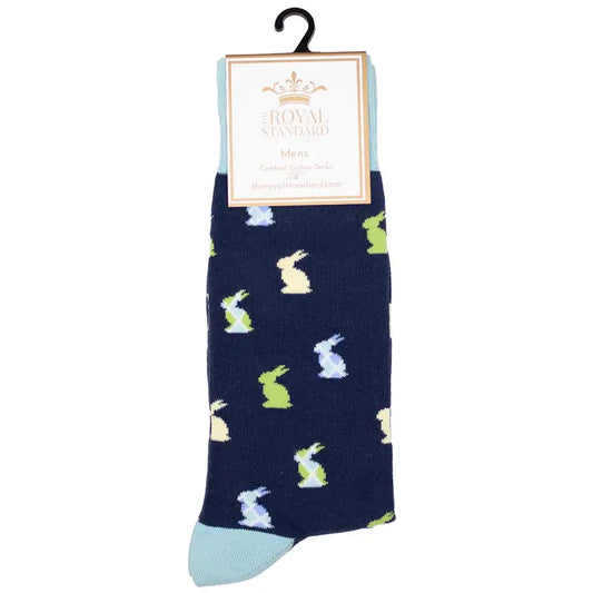 Men's Argyle Bunny Socks