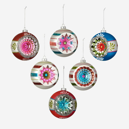 Reflector Ball Ornament,  5"