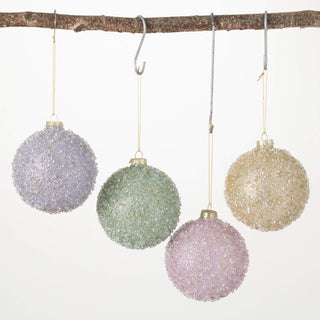 PASTEL BEADED BALL ORNAMENT