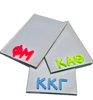 Sorority Appliqued Acrylic Magnetic Frame