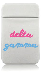Sorority Script Cell Phone Wallet