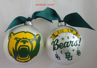 University Mascot Glass Ball