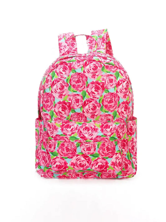 Girl Floral Casual Backpack