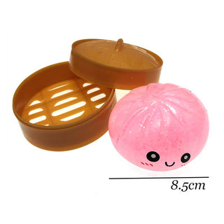 Surprise Steamed Bao Bun Dumpling Squeeze Squishy Stress Relief Toy