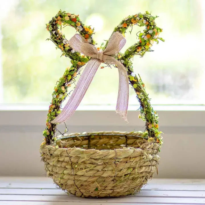 Confetti Bunny Basket Multi 12.5"