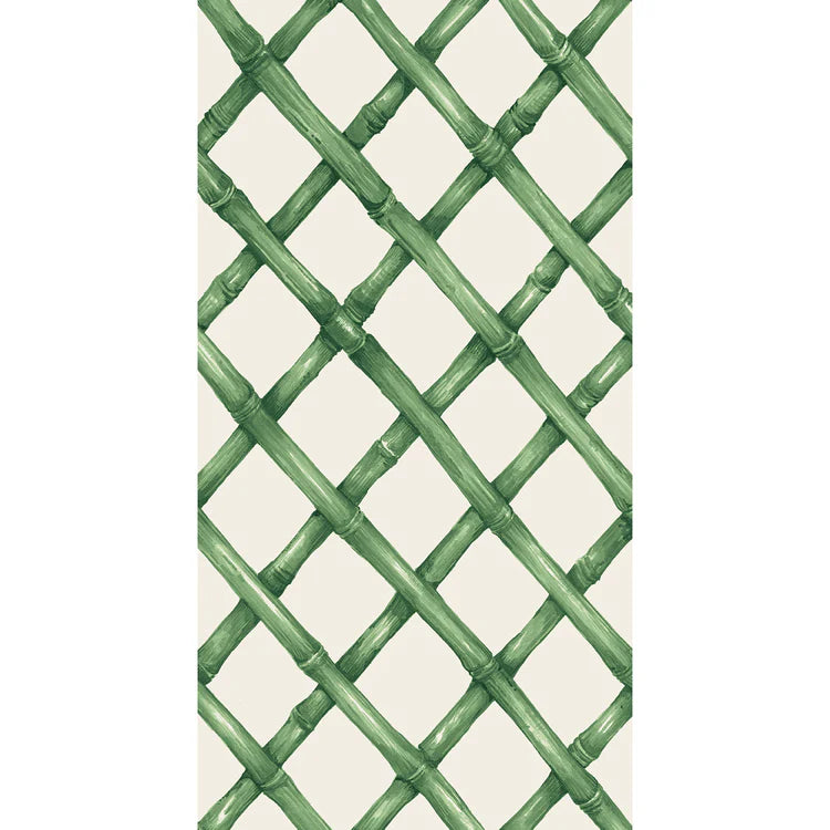 Green Lattice Guest Napkins