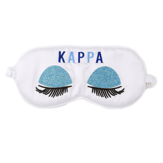 Embroidered Satin Sleep Mask