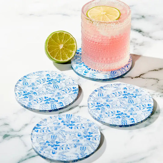 Chinoiserie Print Coaster