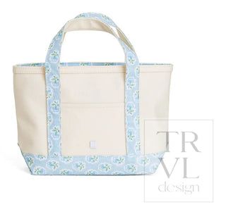 TRVL - Mini Coated Canvas Tote