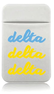 Sorority Script Cell Phone Wallet