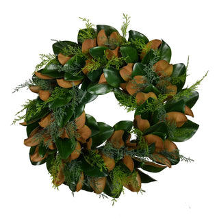 a wreath of leaves and twigs