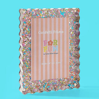 Colorful Confetti Picture Frame, Medium