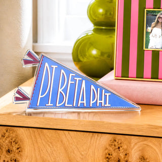 Sorority Acrylic Pennant Flag Shelfie