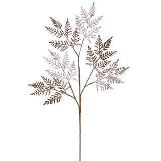 27" Artificial Champagne Metallic Fern Christmas Spray