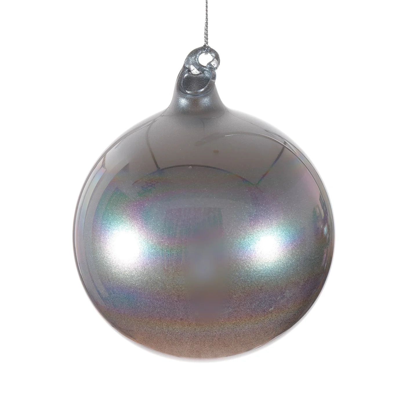 Jim Marvin PEARL GLASS BALL (SILVER)