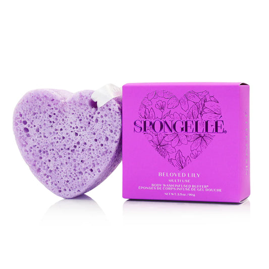 Beloved Lily | Heart Buffer Bath Sponge