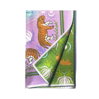 Animal Theme Double-Sided Tea Towel