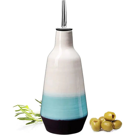 Gute Olive Oil Dispenser Bottle - White, Blue, Black Oil