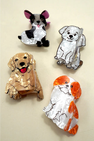 Dog Hair Claw Clips