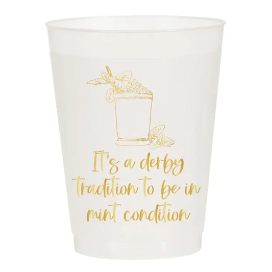 Derby Tradition Mint Condition Julep Frosted Cups- Derby
