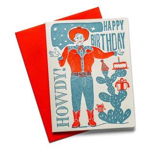 Big Tex Birthday | Letterpress Greeting Card
