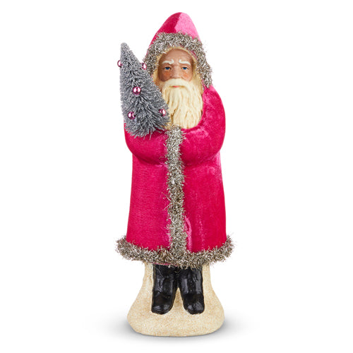 12"  VELVET SANTA