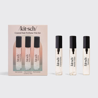 a group of small bottles of perfume