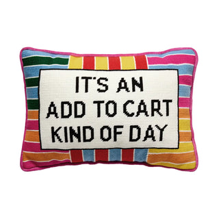 Add To Cart Embroidered Pillow