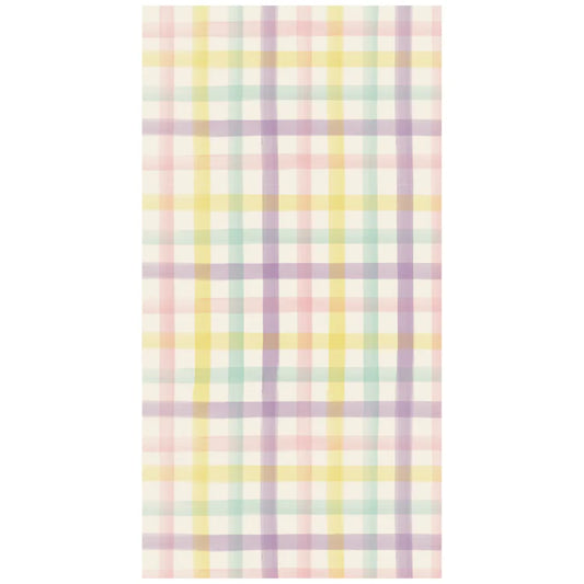 Spring Plaid Guest Napkins