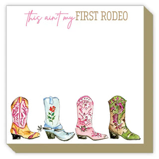 Cowboy Boots Luxe Notepad