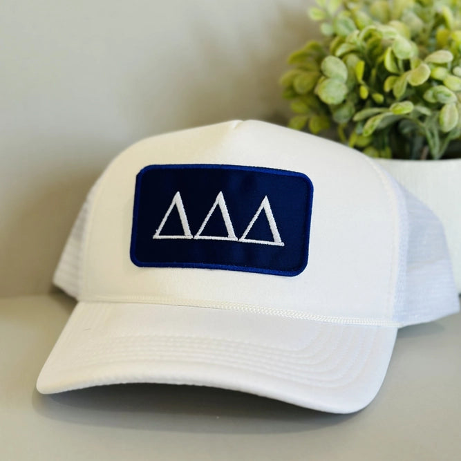 Timeless Trucker Hat – Navy Blooms