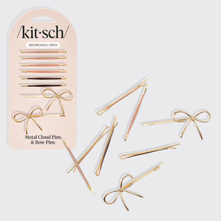 a set of hair pins in a package