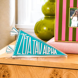 Sorority Acrylic Pennant Flag Shelfie